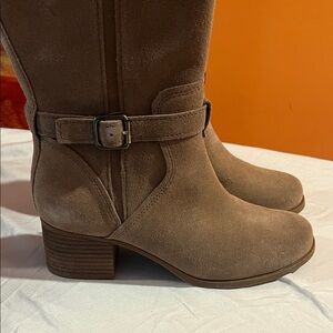 Koolaburra Brown Suede Heeled Boots